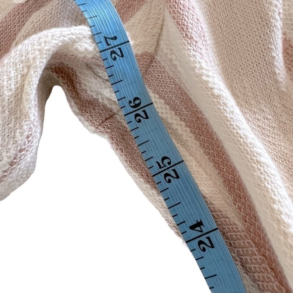 Faherty Day tripper pants Ladies size xs Daytripper stripe Pink cream beige - Picture 10 of 10